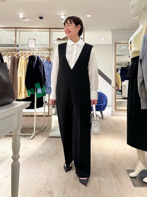 フリンジ付きトップスとオールインワンのセット チューブトップ パンツオールインワン ベアトップロンパース