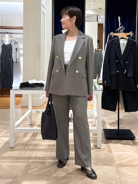 「grace grace （グラスグラス）のアイテム」を使った、minaさん（レディース・157cm）の秋コーディネート
