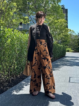 「アイテム（その他パンツ）」を使った、minaさん（レディース・157cm）の夏コーディネート