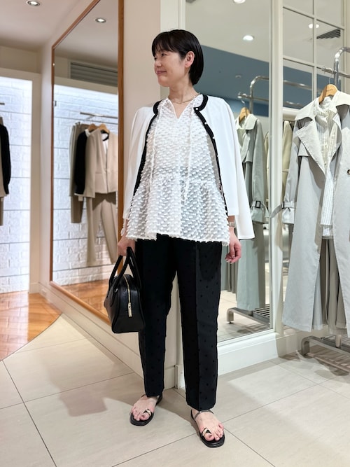 セットアップ対応》ウォッシャブルドットツッキリツータック
