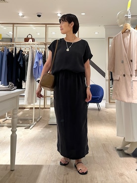 「NICOLAS LAINAS（ニコラスライナス）のアイテム」を使った、minaさん（レディース・157cm）の夏コーディネート