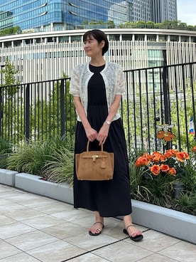 「NOLLEY’S（ノーリーズ）のアイテム」を使った、minaさん（骨格ストレート・レディース・157cm）の夏コーディネート