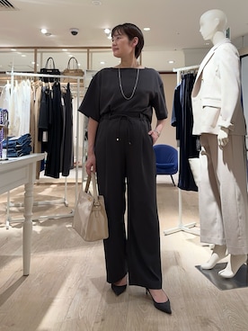 「NOLLEY’S（ノーリーズ）のアイテム」を使った、minaさん（レディース・157cm）の春コーディネート