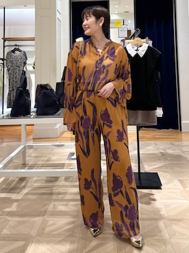 「grace grace （グラスグラス）のアイテム」を使った、minaさん（レディース・157cm）の夏コーディネート