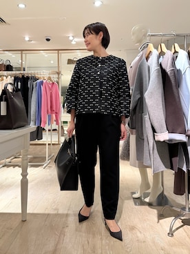 「セレモニー」｜minaさん（レディース・157cm）の冬コーディネート