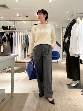 minaさん（骨格ストレート・レディース・157cm）の秋コーディネート