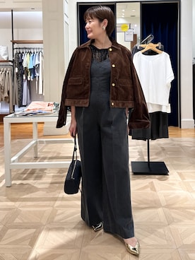 「NOLLEY’S（ノーリーズ）のアイテム」を使った、minaさん（レディース・157cm）の夏コーディネート