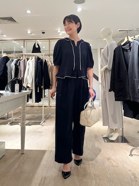 「NOLLEY’S（ノーリーズ）のアイテム」を使った、minaさん（骨格ストレート・レディース・157cm）の夏コーディネート