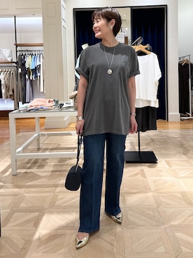 「NOLLEY’S（ノーリーズ）のアイテム」を使った、minaさん（レディース・157cm）の夏コーディネート