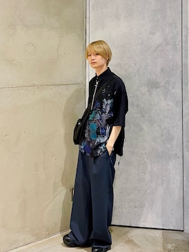「tk.TAKEO KIKUCHI（ティーケータケオキクチ）のアイテム（アクセサリー）」を使った、Ryu_gaさん（メンズ・167cm）の夏コーディネート