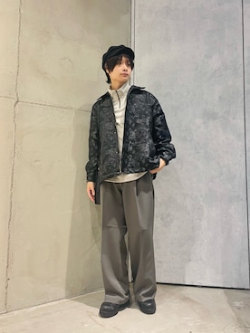 「tk.TAKEO KIKUCHI」｜「アイテム（ブルゾン）」を使った、Ryu_gaさん（メンズ・167cm）の秋コーディネート