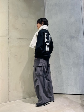 「tk.TAKEO KIKUCHI（ティーケータケオキクチ）のアイテム（スウェット）」を使った、Ryu_gaさん（メンズ・167cm）の秋コーディネート