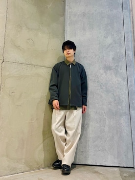 「アイテム（ブルゾン）」を使った、Ryu_gaさん（メンズ・167cm・20代）の春コーディネート