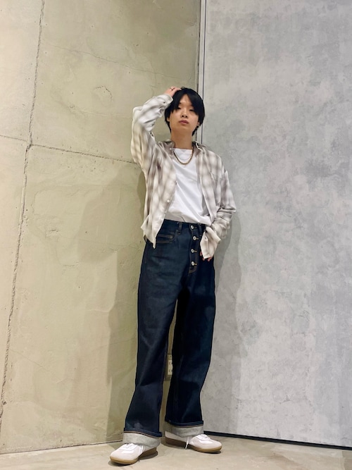 K’Project by あゆた Classic Star Wide Denim Pants