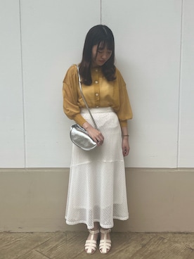 「Te chichi（テチチ）のアイテム（その他）」を使った、Rukaさん（レディース・158cm）の春コーディネート