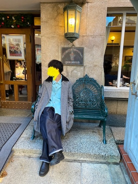 「KIJI（キジ）のアイテム」を使った、nessieさん（メンズ・171cm）の冬コーディネート