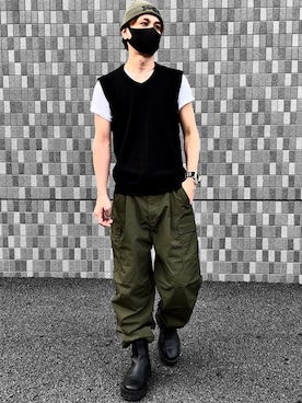 「M65」｜Yivさん（メンズ・177cm）の夏コーディネート