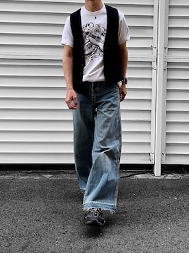 「INVICTA（インヴィクタ）のアイテム」を使った、Yivさん（メンズ・177cm）の春コーディネート