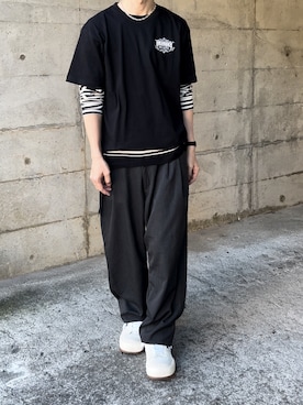 「northwave（ノースウェーブ）のアイテム」を使った、Yivさん（メンズ・177cm）の夏コーディネート