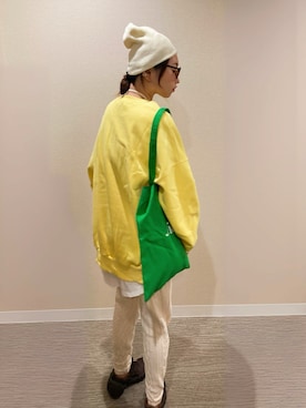 「アイテム（スウェット）」を使った、TNKᡣ𐭩さん（レディース・167cm・40代）の秋コーディネート