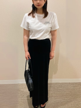 「アイテム（ボストンバッグ）」を使った、TNKᡣ𐭩さん（レディース・167cm・40代）の夏コーディネート