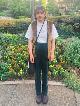 「アイテム（バッグ）」を使った、TNKᡣ𐭩さん（レディース・167cm・40代）の秋コーディネート