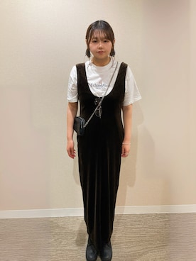「アイテム（ワンピース/ドレス）」を使った、TNKᡣ𐭩さん（レディース・167cm・40代）の秋コーディネート