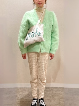 「アイテム（トートバッグ）」を使った、TNKᡣ𐭩さん（レディース・167cm・40代）の秋コーディネート