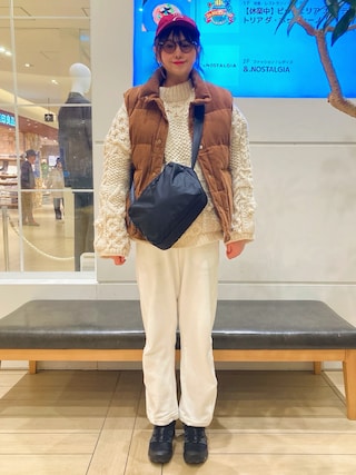 CANAL JEAN（キャナルジーン）の「El mar コーデュロイパファー