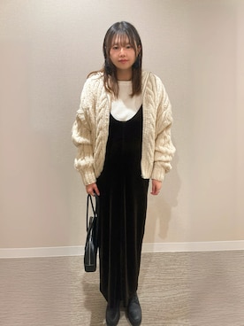 「アイテム（バッグ）」を使った、TNKᡣ𐭩さん（レディース・167cm・40代）の秋コーディネート