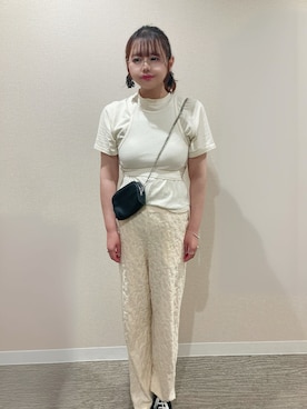 「アイテム（バッグ）」を使った、TNKᡣ𐭩さん（レディース・167cm・40代）の秋コーディネート