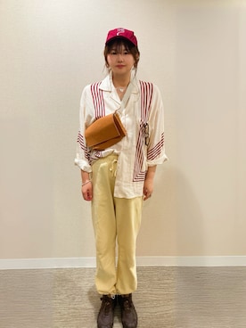 「アイテム（スウェットパンツ）」を使った、TNKᡣ𐭩さん（レディース・167cm・40代）の秋コーディネート