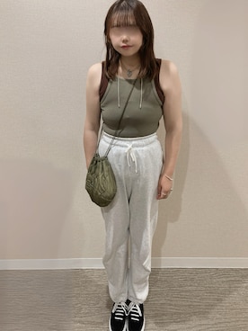 「CLANE（クラネ）のアイテム」を使った、TNKᡣ𐭩さん（レディース・167cm）の夏コーディネート