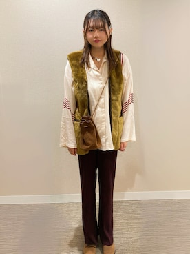 「アイテム（パンツ）」を使った、TNKᡣ𐭩さん（レディース・167cm・40代）の秋コーディネート