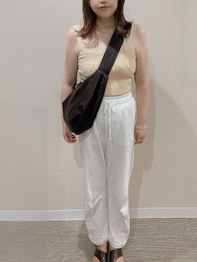 「アイテム（タンクトップ）」を使った、TNKᡣ𐭩さん（レディース・167cm・40代）の夏コーディネート