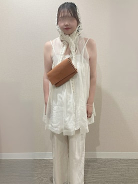 「アイテム（パンツ）」を使った、TNKᡣ𐭩さん（レディース・167cm・40代）の夏コーディネート
