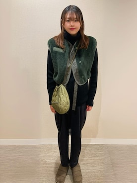 「アイテム（スリッポン）」を使った、TNKᡣ𐭩さん（レディース・167cm・40代）の秋コーディネート