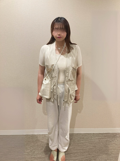 Satin Pocket Vest アンヌーク ànuke online store（アンヌーク） / Satin Pocket VestSatin