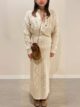 「アイテム（スカート）」を使った、TNKᡣ𐭩さん（レディース・167cm・40代）の秋コーディネート