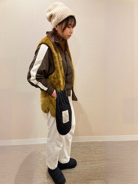 「アイテム（スウェットパンツ）」を使った、TNKᡣ𐭩さん（レディース・167cm・40代）の秋コーディネート