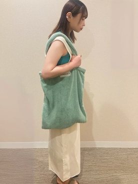 「アイテム（ワンピース）」を使った、TNKᡣ𐭩さん（レディース・167cm・40代）の夏コーディネート
