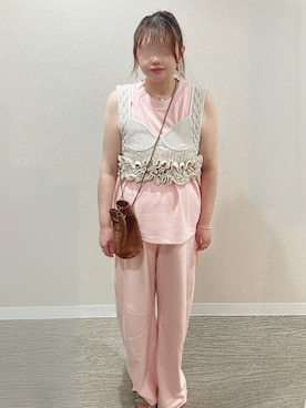 「アイテム（その他トップス）」を使った、TNKᡣ𐭩さん（レディース・167cm・40代）の夏コーディネート