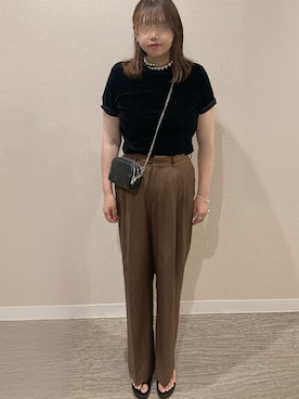 「GU（ジーユー）のアイテム」を使った、TNKᡣ𐭩さん（レディース・167cm）の夏コーディネート