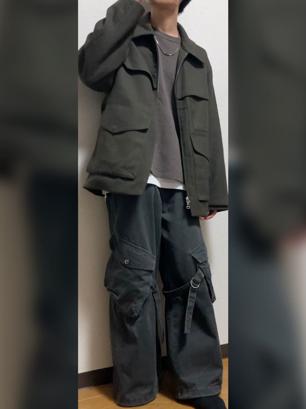 ジャケット・アウター LIDNM VINTAGE GABA CRUISER LIDNM（リドム）の「VINTAGE GABA CRUISER（ブルゾン）」 - WEAR