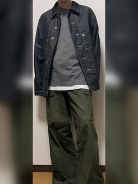 「EMMA  CLOTHES」｜「アイテム（ジャケット/アウター）」を使った、GFYさん（メンズ・167cm）の秋コーディネート