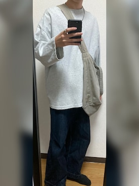 「LIDNM（リドム）のアイテム」を使った、GFYさん（メンズ・167cm）の秋コーディネート