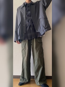 「EMMA  CLOTHES」｜「アイテム（ジャケット/アウター）」を使った、GFYさん（メンズ・167cm）の秋コーディネート