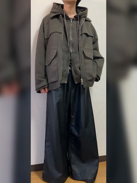 「CASPER JOHN」｜「アイテム（ブルゾン）」を使った、GFYさん（メンズ・167cm）の秋コーディネート