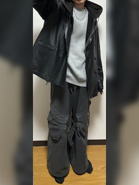 「アイテム（テーラードジャケット）」を使った、GFYさん（メンズ・167cm）の冬コーディネート