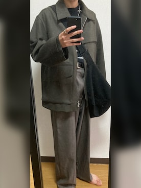 「LIDNM（リドム）のアイテム」を使った、GFYさん（メンズ・167cm）の秋コーディネート